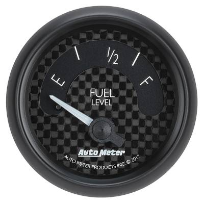 Auto Meter - Auto Meter Gauge; Fuel Level; 2 1/16in.; 73E to 10F; Elec; GT 8015