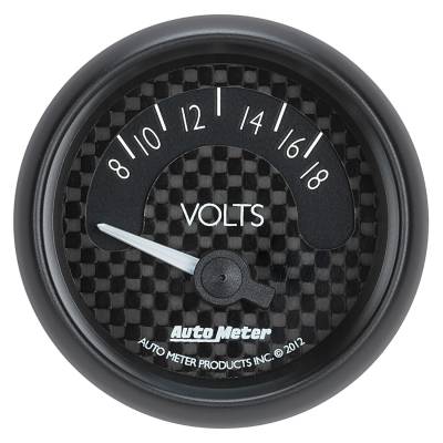 Auto Meter - Auto Meter Gauge; Voltmeter; 2 1/16in.; 18V; Elec; GT 8092