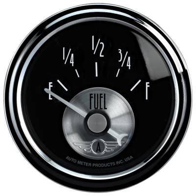 Auto Meter - Auto Meter Gauge; Fuel Level; 2 1/16in.; 240E to 33F; Elec; Prestige Blk. Diamond 2016