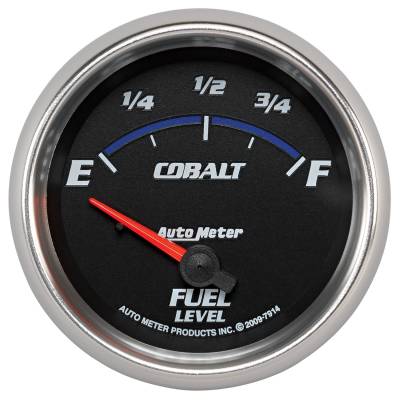 Auto Meter - Auto Meter Gauge; Fuel Level; 2 5/8in.; 0E to 90F; Elec; Cobalt 7914