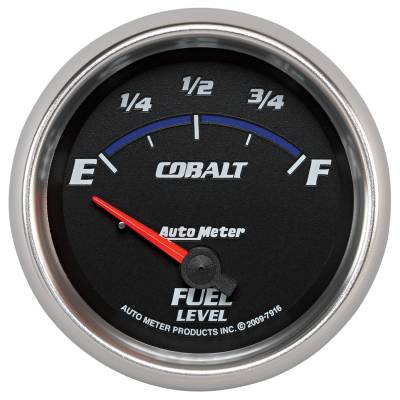 Auto Meter - Auto Meter Gauge; Fuel Level; 2 5/8in.; 240E to 33F; Elec; Cobalt 7916