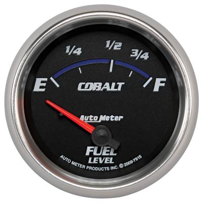 Auto Meter - Auto Meter Gauge; Fuel Level; 2 5/8in.; 73E to 10F; Elec; Cobalt 7915