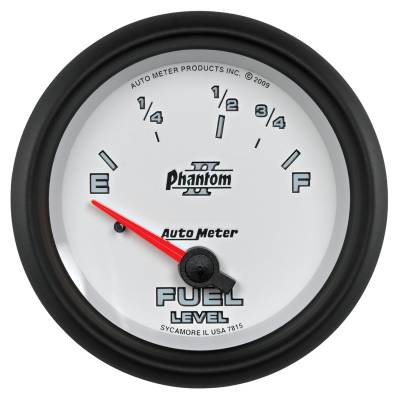 Auto Meter - Auto Meter Gauge; Fuel Level; 2 5/8in.; 73E to 10F; Elec; Phantom II 7815