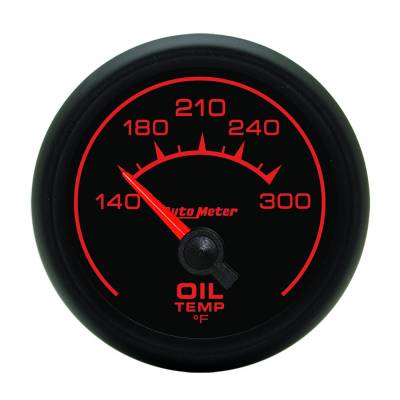 Auto Meter - Auto Meter Gauge; Oil Temp; 2 1/16in.; 140-300deg. F; Electric; ES 5948