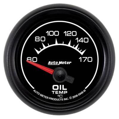 Auto Meter - Auto Meter Gauge; Oil Temp; 2 1/16in.; 60-170deg. C; Electric; ES 5948-M