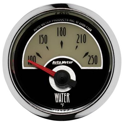 Auto Meter - Auto Meter Gauge; Water Temp; 2 1/16in.; 250deg. F; Elec; Cruiser 1138