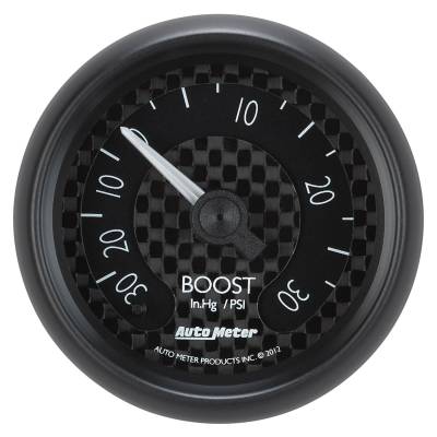 Auto Meter - Auto Meter Gauge; Vac/Boost; 2 1/16in.; 30inHg-30psi; Mechanical; GT 8003