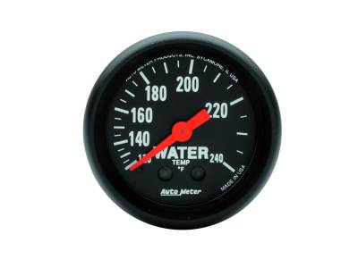 Auto Meter - Auto Meter Gauge; Water Temp; 2 1/16in.; 120-240deg. F; Mechanical; Z Series 2607