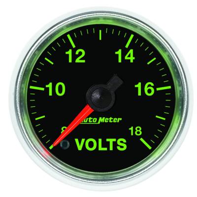 Auto Meter - Auto Meter Gauge; Voltmeter; 2 1/16in.; 18V; Digital Stepper Motor; GS 3891