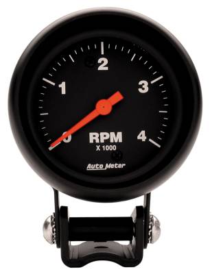 Auto Meter - Auto Meter Gauge; Tachometer; 2 5/8in.; 4k RPM; Pedestal; Z Series 2890