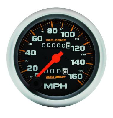 Auto Meter - Auto Meter Gauge; Speedometer; 3 3/8in.; 160mph; Mechanical; Pro-Comp 5153