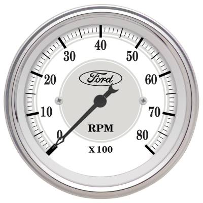 Auto Meter - Auto Meter Gauge; Tachometer; 3 1/8in.; 8k RPM; In-Dash; Ford Masterpiece 880088