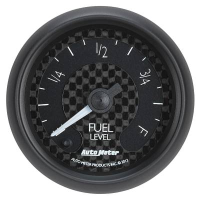 Auto Meter - Auto Meter Gauge; Fuel Level; 2 1/16in.; Programmable; GT 8010