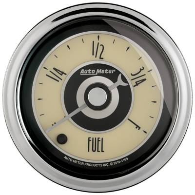 Auto Meter - Auto Meter Gauge; Fuel Level; 2 1/16in.; Programmable; Cruiser AD 1108