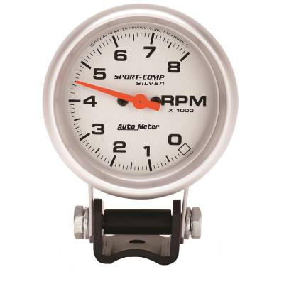 Auto Meter - Auto Meter Gauge; Tachometer; 2 5/8in.; 8k RPM; Pedestal; Ultra-Lite 3707