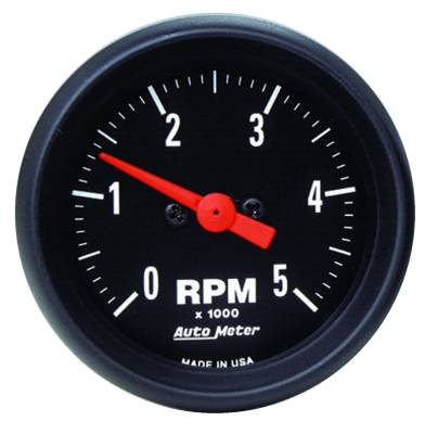 Auto Meter - Auto Meter Gauge; Tachometer; 2 1/16in.; 5k RPM; In-Dash; Z Series 2697