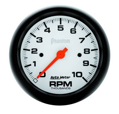 Auto Meter - Auto Meter Gauge; Tachometer; 3 3/8in.; 10k RPM; In-Dash; Phantom 5897