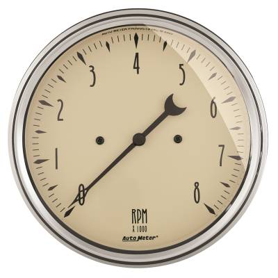 Auto Meter - Auto Meter Gauge; Tachometer; 5in.; 8k RPM; In-Dash; Antique Beige 1899