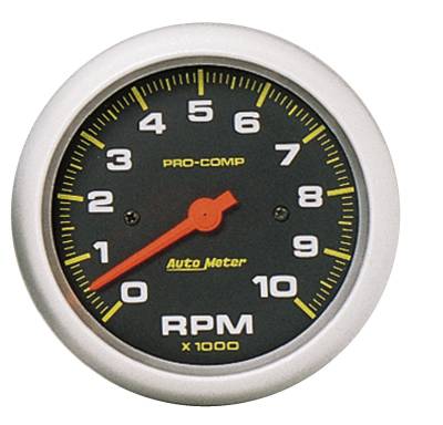 Auto Meter - Auto Meter Gauge; Tachometer; 3 3/8in.; 10k RPM; In-Dash; Pro-Comp 5161