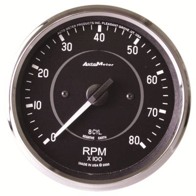 Auto Meter - Auto Meter Gauge; Tachometer; 4in.; 8k RPM; In-Dash (8 CYL Only!); Cobra 201004