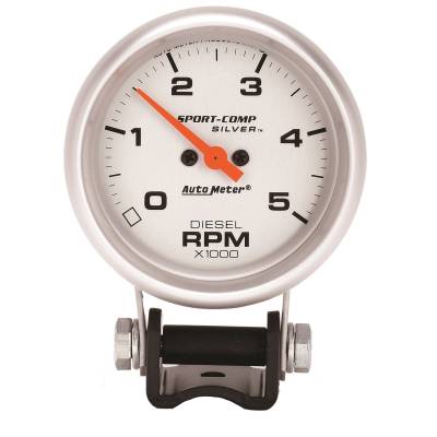 Auto Meter - Auto Meter Gauge; Tachometer (Diesel); 2 5/8in.; 5k RPM; Pedestal; Ultra-Lite 3788