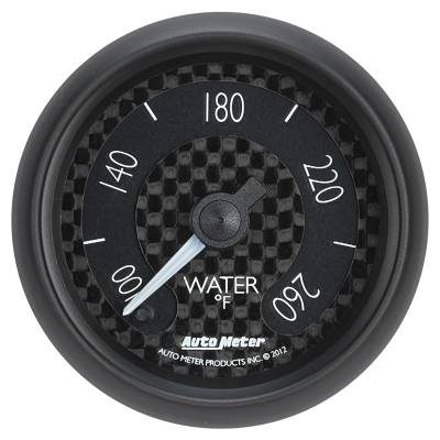 Auto Meter - Auto Meter Gauge; Water Temp; 2 1/16in.; 260deg. F; Digital Stepper Motor; GT 8055