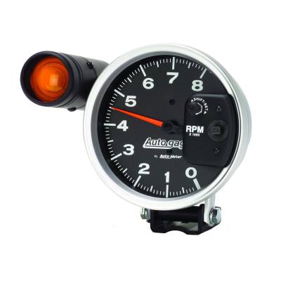 Auto Meter - Auto Meter Gauge; Tachometer; 5in.; 8k RPM; Pedestal w/ext. Shift-Lite; Black; Auto Gage 233905