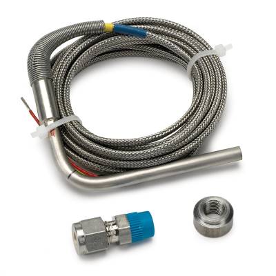 Auto Meter - Auto Meter Thermocouple Kit; Type K; 1/4in. Dia; Open Tip; 10ft; Incl. Stainless Comp./Weld 5243