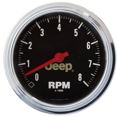 Auto Meter - Auto Meter Gauge; Tachometer; 3 3/8in.; 8k RPM; In-Dash; Jeep 880246