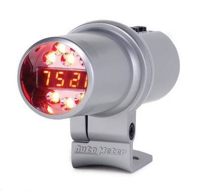 Auto Meter - Auto Meter Shift Light; Digital w/Multi-Color LED; Silver; Pedestal Mount; DPSS Level 2 5349
