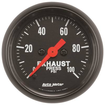 Auto Meter - Auto Meter Gauge; Exhaust Press; 2 1/16in.; 100psi; Digital Stepper Motor; Z Series 2674