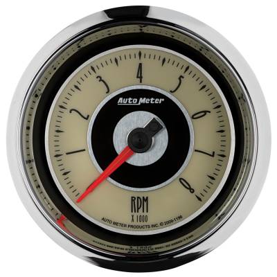 Auto Meter - Auto Meter Gauge; Tachometer; 3 3/8in.; 8k RPM; In-Dash; Cruiser 1196