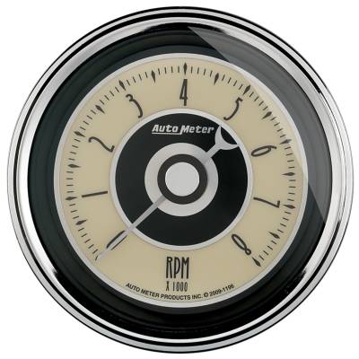 Auto Meter - Auto Meter Gauge; Tachometer; 3 3/8in.; 8k RPM; In-Dash; Cruiser AD 1195