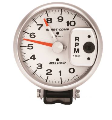 Auto Meter - Auto Meter Gauge; Tachometer; 5in.; 10k RPM; Pedestal w/Red Line; Ultra-Lite 3910