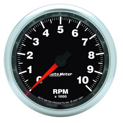 Auto Meter - Auto Meter Gauge; Tachometer; 3 3/8in.; 10k RPM; In-Dash; GS 3897