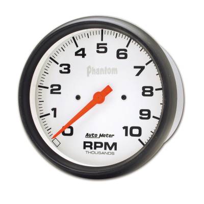 Auto Meter - Auto Meter Gauge; Tachometer; 5in.; 10k RPM; In-Dash; Phantom 5898