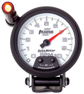 Auto Meter - Auto Meter Gauge; Tachometer; 3 3/4in.; 10k RPM; Pedestal w/ext. Quick-Lite; Phantom II 7590