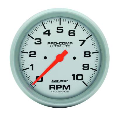 Auto Meter - Auto Meter Gauge; Tachometer; 5in.; 10k RPM; In-Dash; Ultra-Lite 4498