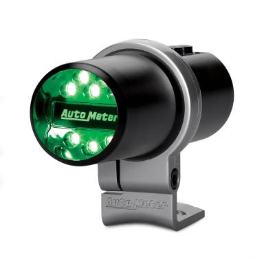 Auto Meter - Auto Meter Indicator Light; Pit Road Speed; Pedestal; Black; Programmable 5336