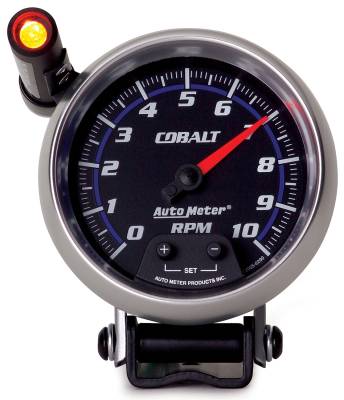 Auto Meter - Auto Meter Gauge; Tachometer; 3 3/4in.; 10k RPM; Pedestal w/ext. Quick-Lite; Cobalt 6290