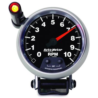 Auto Meter - Auto Meter Gauge; Tachometer; 3 3/4in.; 10k RPM; Pedestal w/ext. Quick-Lite; GS 3890