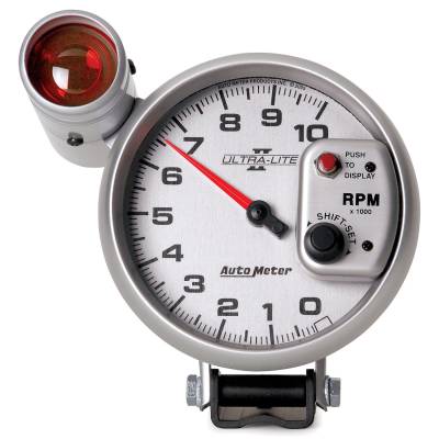 Auto Meter - Auto Meter Gauge; Tachometer; 5in.; 10k RPM; Pedestal w/ext. Shift-Lite; Ultra-Lite II 4999