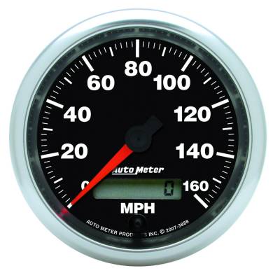 Auto Meter - Auto Meter Gauge; Speedometer; 3 3/8in.; 160mph; Elec. Programmable; GS 3888