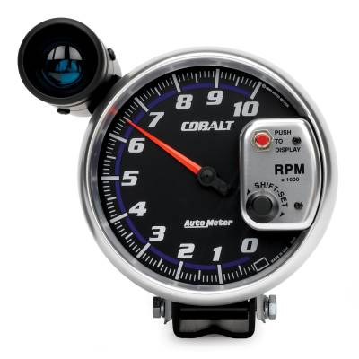 Auto Meter - Auto Meter Gauge; Tachometer; 5in.; 10k RPM; Pedestal w/ext. Shift-Lite; Cobalt 6299