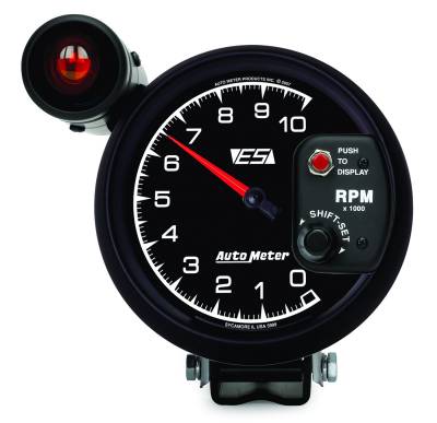 Auto Meter - Auto Meter Gauge; Tachometer; 5in.; 10k RPM; Pedestal w/ext. Shift-Lite; ES 5999