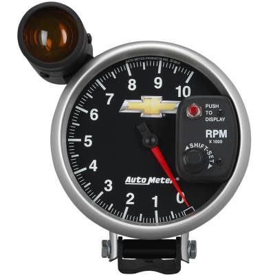 Auto Meter - Auto Meter Gauge; Tach; 5in.; 10k RPM; Pedestal w/ext. Shift-Lite; GM COPO Camaro 880445