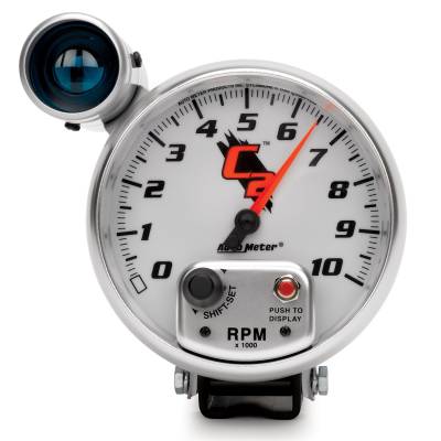 Auto Meter - Auto Meter Gauge; Tachometer; 5in.; 10k RPM; Pedestal w/ext. Shift-Lite; C2 7299