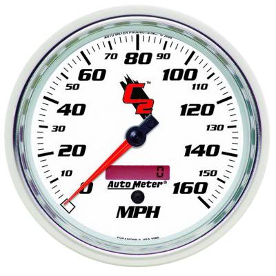 Auto Meter - Auto Meter Gauge; Speedometer; 5in.; 160mph; Elec. Programmable; C2 7289