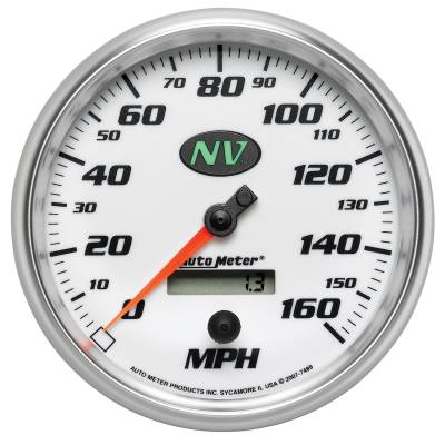 Auto Meter - Auto Meter Gauge; Speedometer; 5in.; 160mph; Elec. Programmable; NV 7489