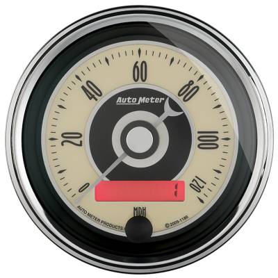 Auto Meter - Auto Meter Gauge; Speedometer; 3 3/8in.; 120mph; Elec. Programmable; Cruiser AD 1187